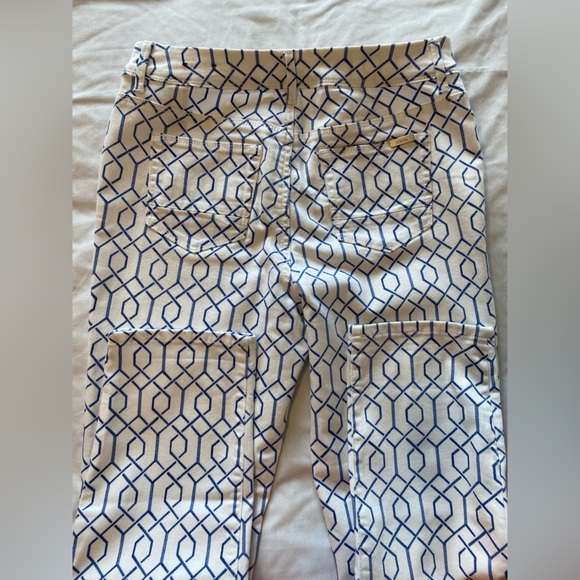 Chico’s Slimming Trellis Tile Girlfriend crop size 0 - Picture 5 of 12